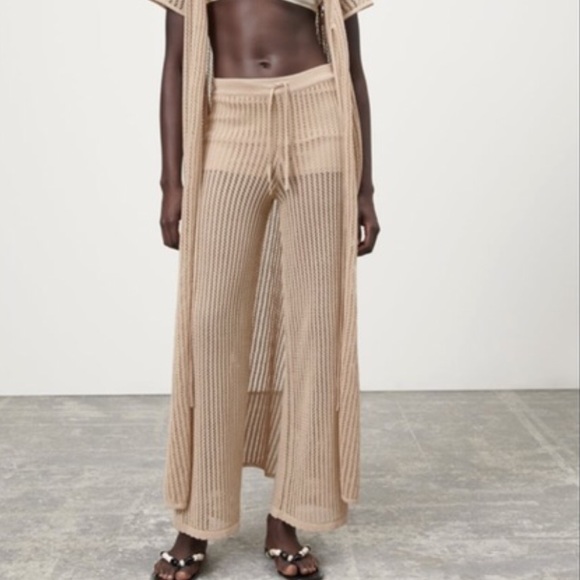 Zara Pants - ZARA pointelle pants
